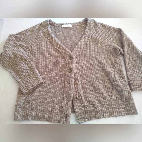 Vince Camuto Textured Knit Cardigan~ Size: L - Picture 1 of 7